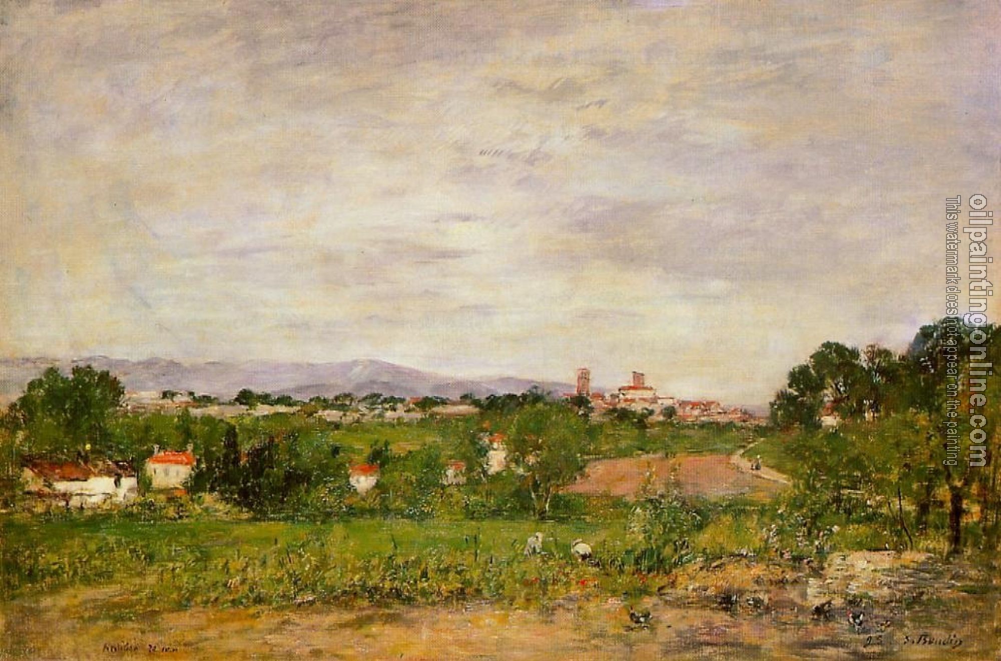 Boudin, Eugene - Near Antibes